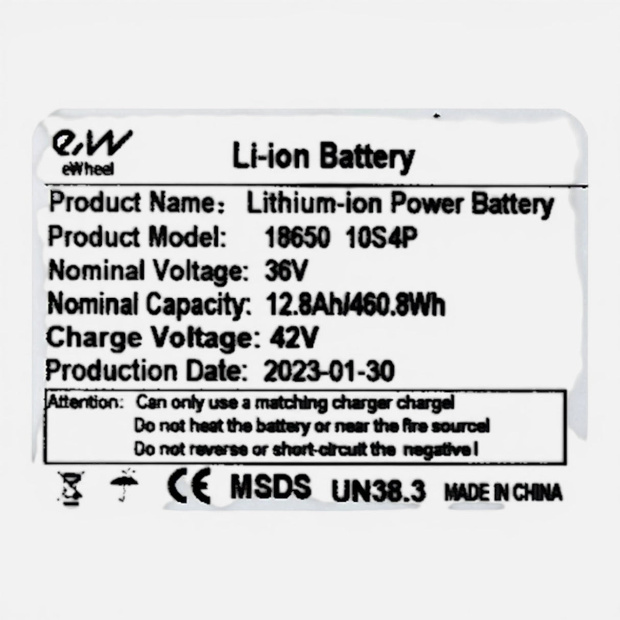 Batterie Ewheel 36V 12,8Ah - Xiaomi Pro, Pro 2