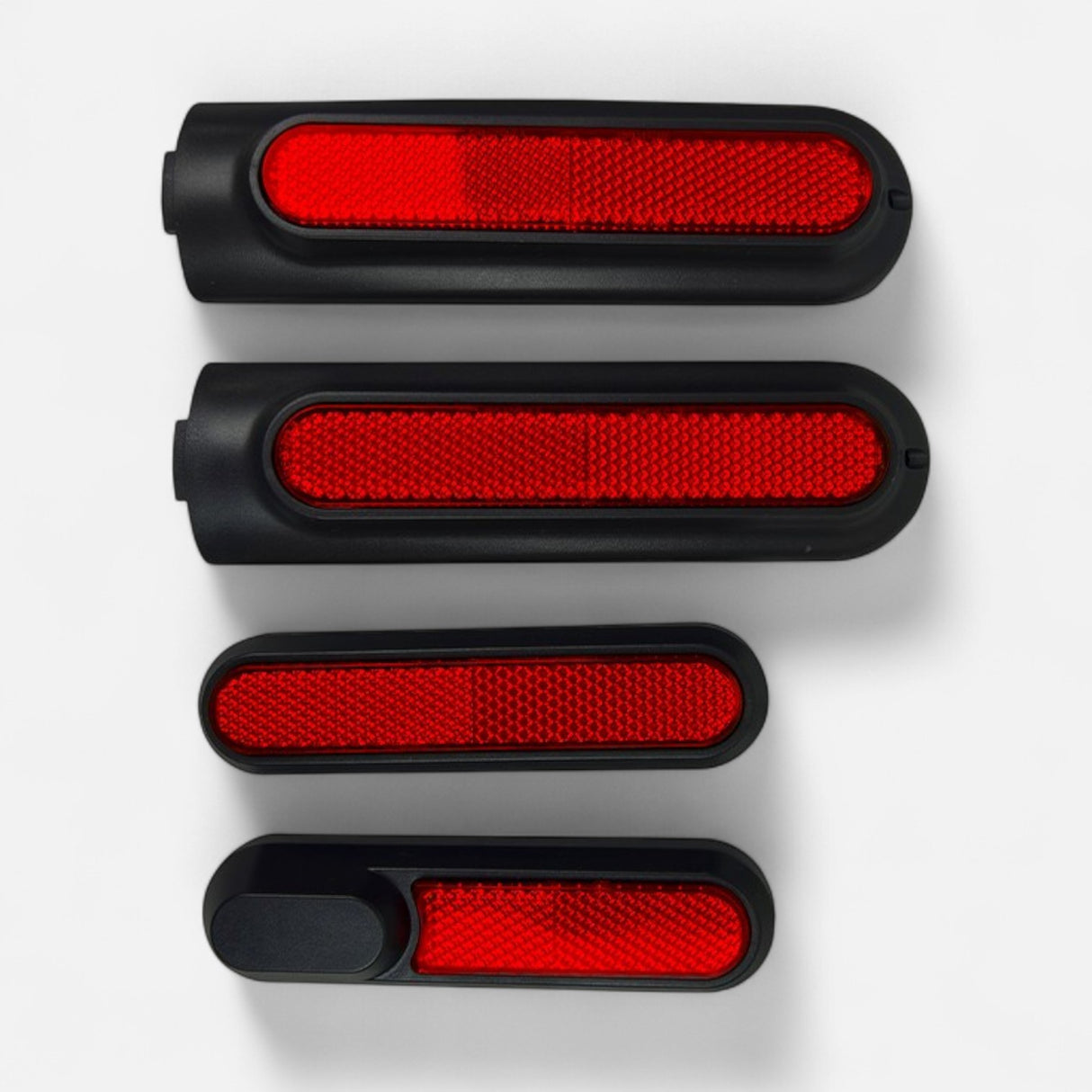 Red reflective plastic screw covers for Xiaomi Mi 4 Pro (x4)