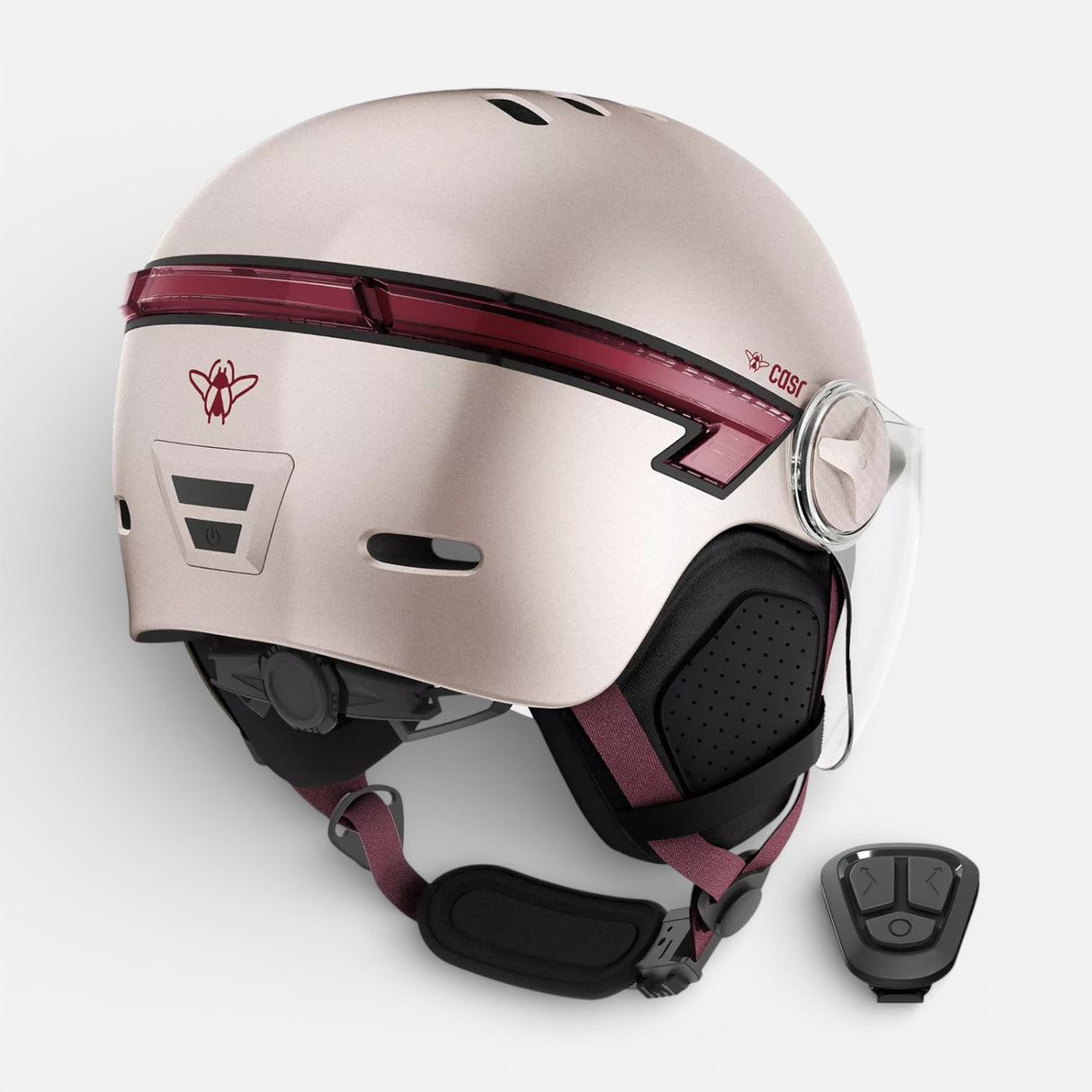 CASR Helm LED-Leuchte Pink