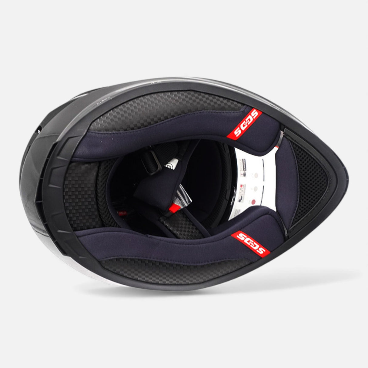 Casque intégral FRV noir brillant