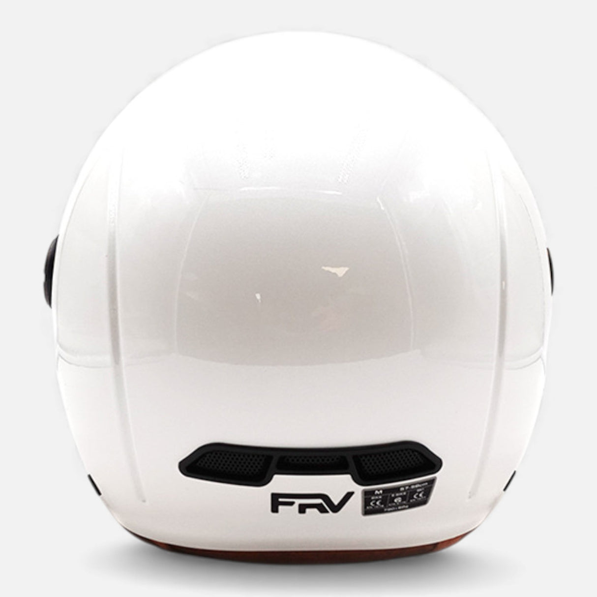 Casque JET FRV – Blanc brillant