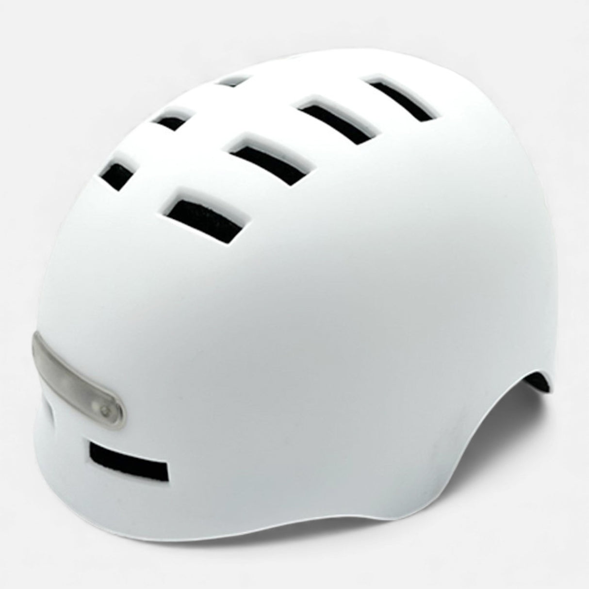 Casque trottinette – Blanc LED