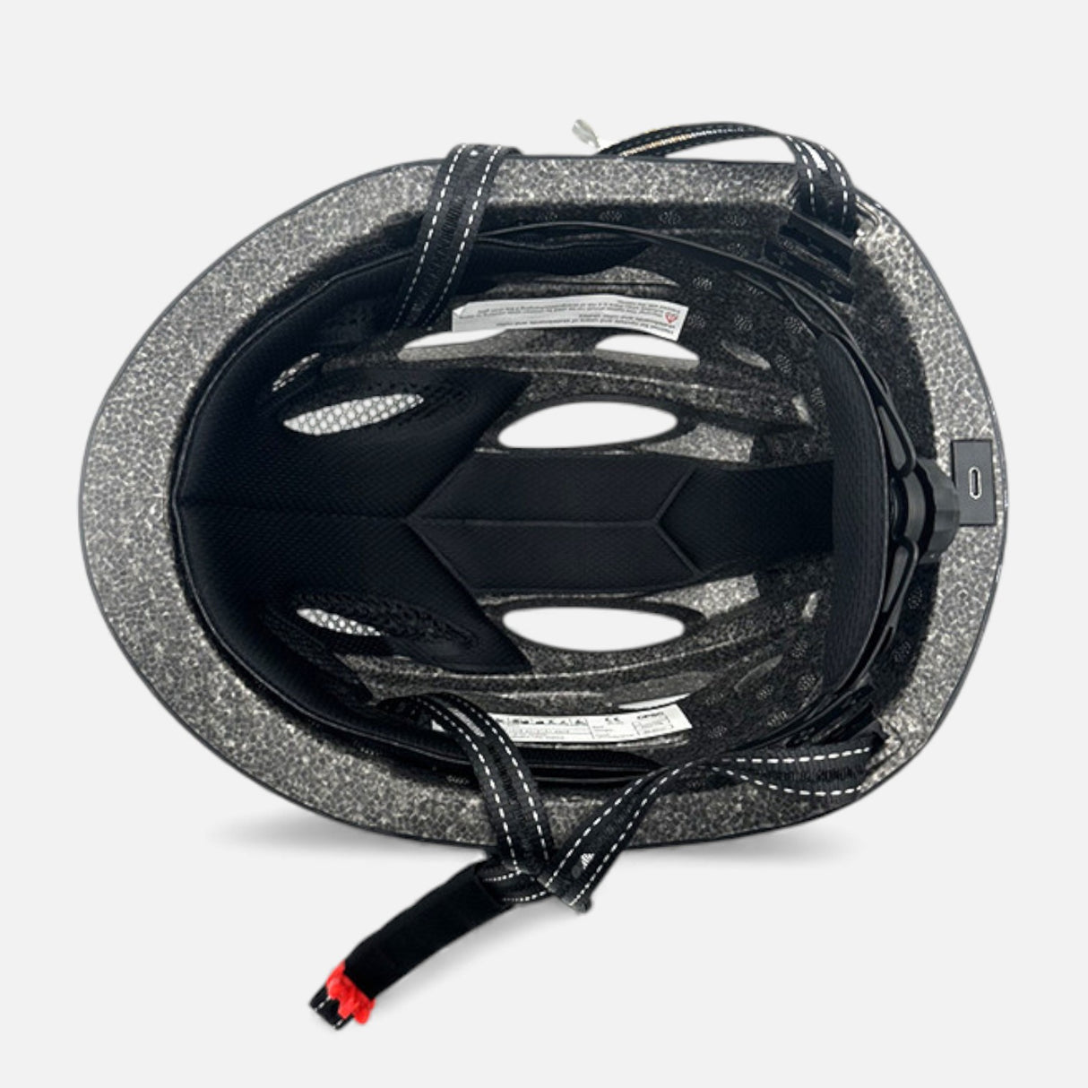 Casque vélo / trottinette – Noir avec LED