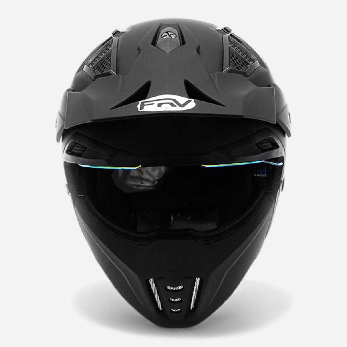 Casque Street FRV Panther – Noir mat