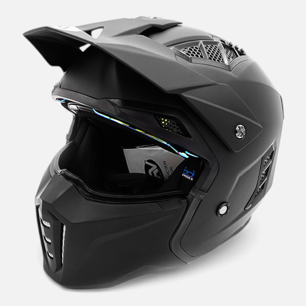 Casque Street FRV Panther – Noir mat