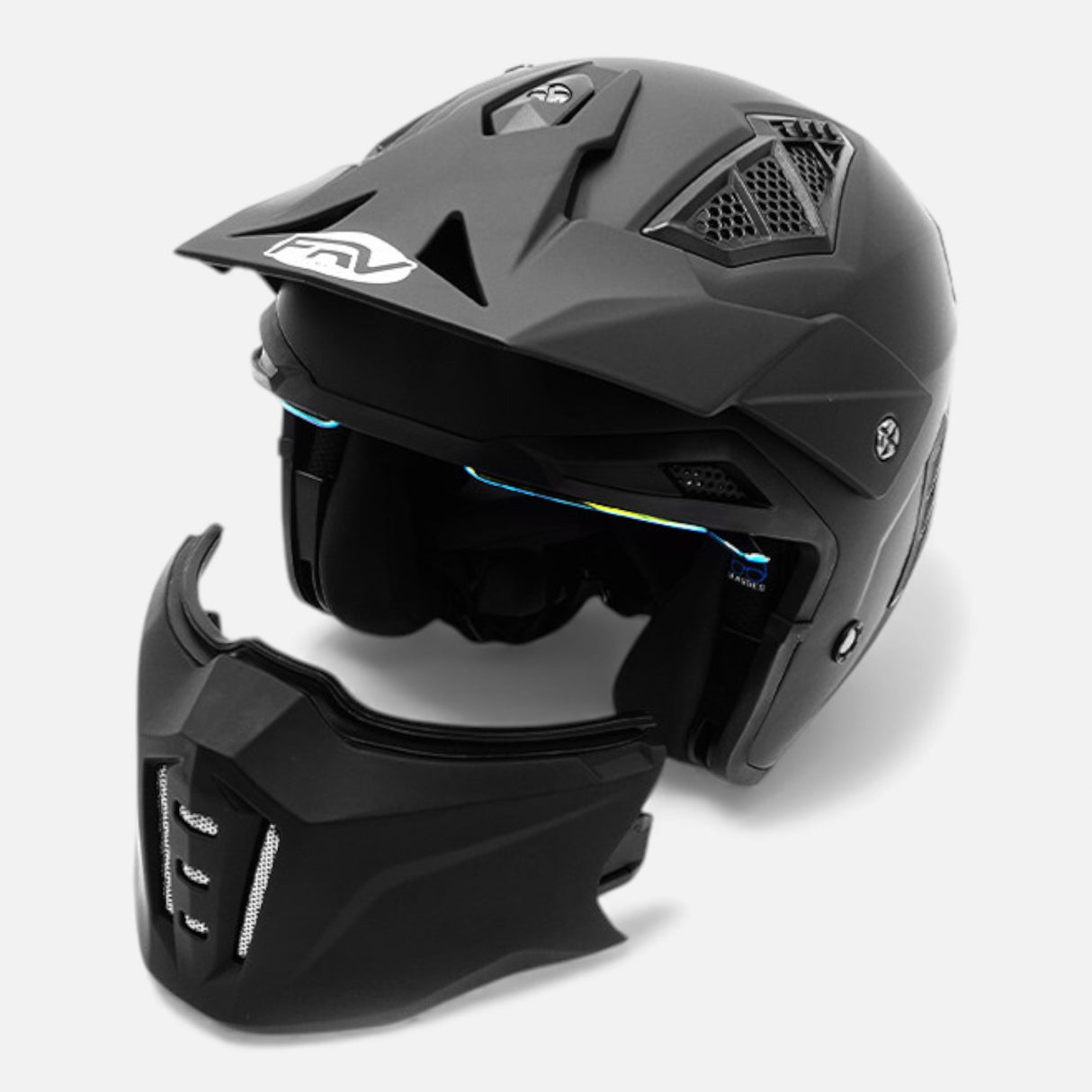 Casque Street FRV Panther – Noir mat