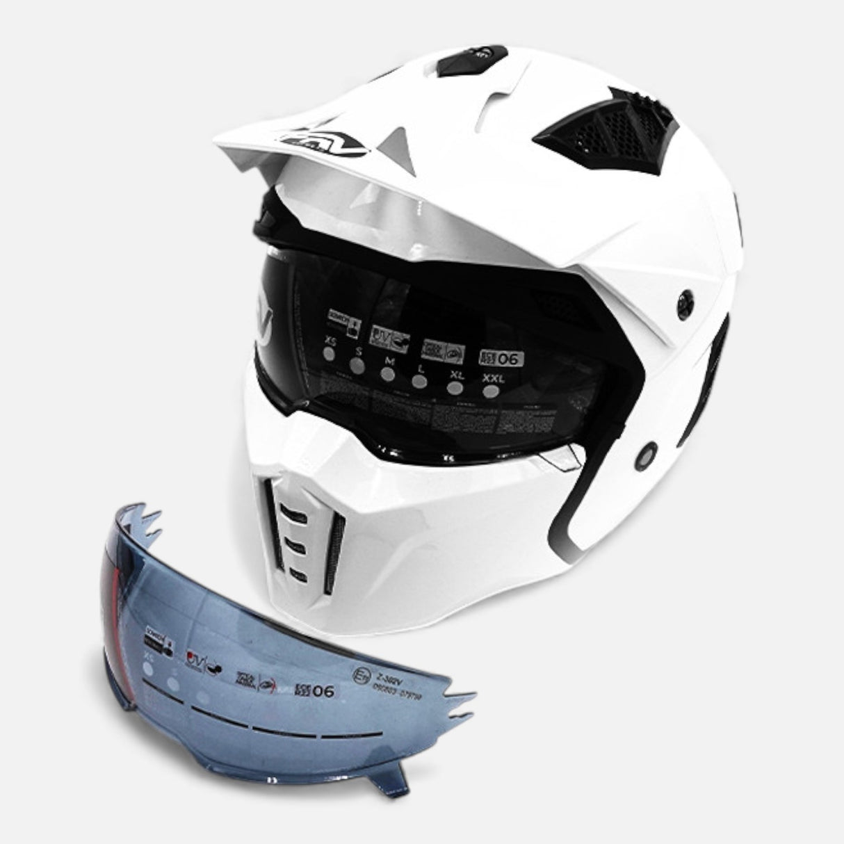Casque Street FRV Trooper – Blanc
