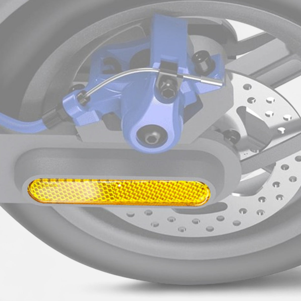 Catadioptre arrière – Xiaomi M365, M365 Pro, 1S, Essential, Pro 2, Mi 3, 3 Lite