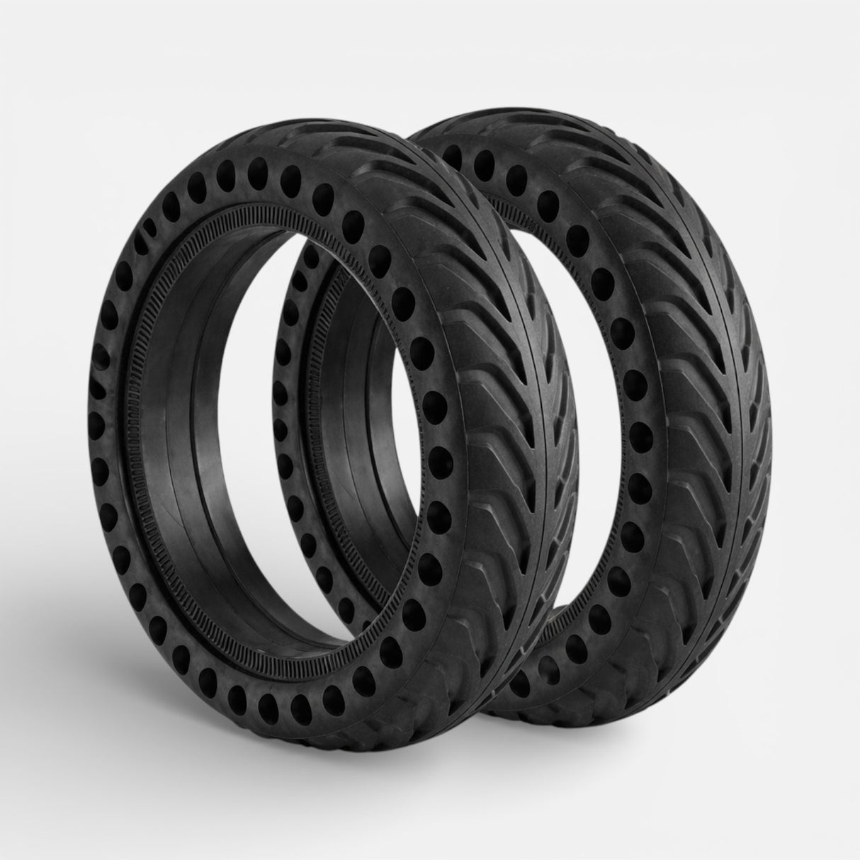 Set of 2 Solid Honeycomb Tires Xiaomi M365, Pro, 2, 3, 1S, Essential