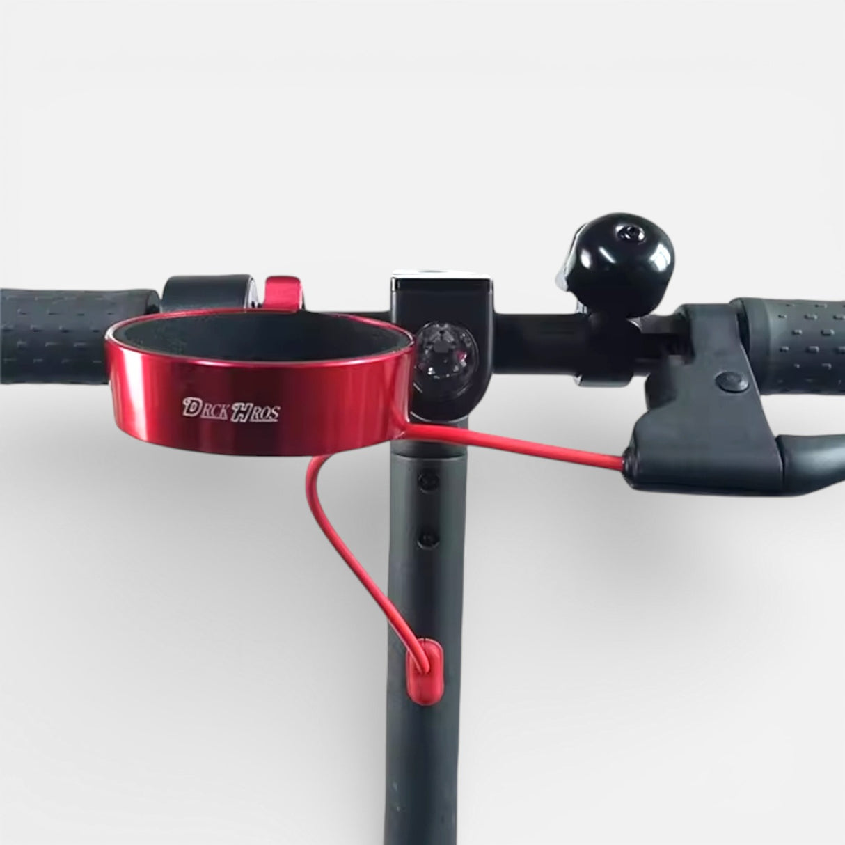 Roter Aluminium-Becherhalter für Elektroroller