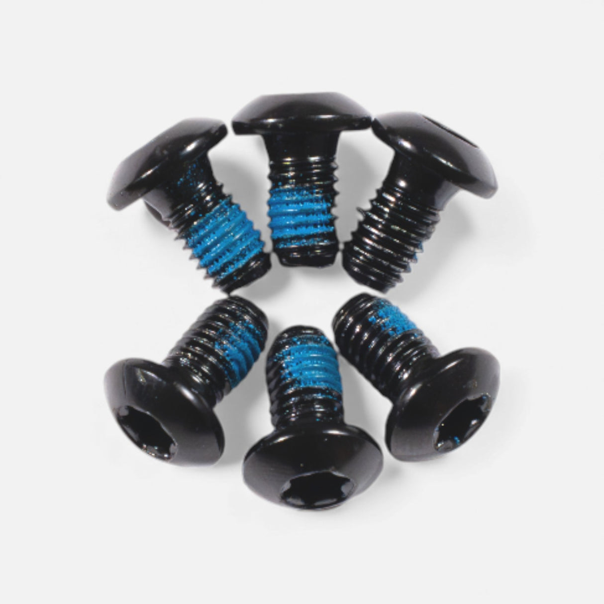 Kit vis disque frein M5x10 mm (x6) – Noires, trottinette & vélo