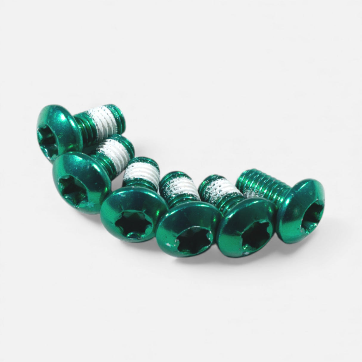 Kit vis disque frein M5x10 mm (x6) – Vert, trottinette & vélo