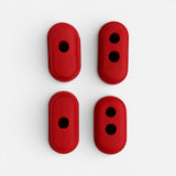 Lot passe-câbles rouges – Xiaomi M365, M365 Pro, Essential, 1S, Pro 2, Mi 3, Mi 3 Lite