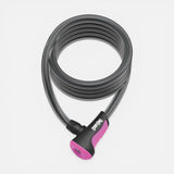 Antivol OnGuard Neon Coil – 180 cm rose 