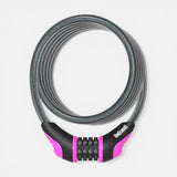 Antivol OnGuard Neon Coil Combo – 180 cm rose 