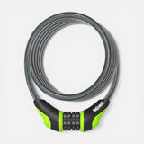 Antivol OnGuard Neon Coil Combo – 180 cm vert 
