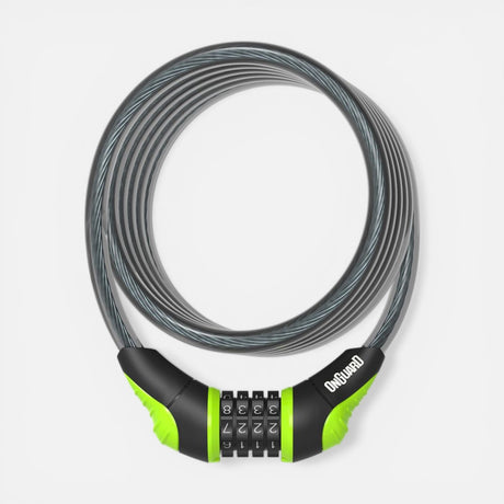 Antivol OnGuard Neon Coil Combo – 180 cm vert 