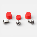 Red screw cover caps + stainless steel screws – Xiaomi M365, M365 Pro, 1S, Essential, Pro 2, Mi 3