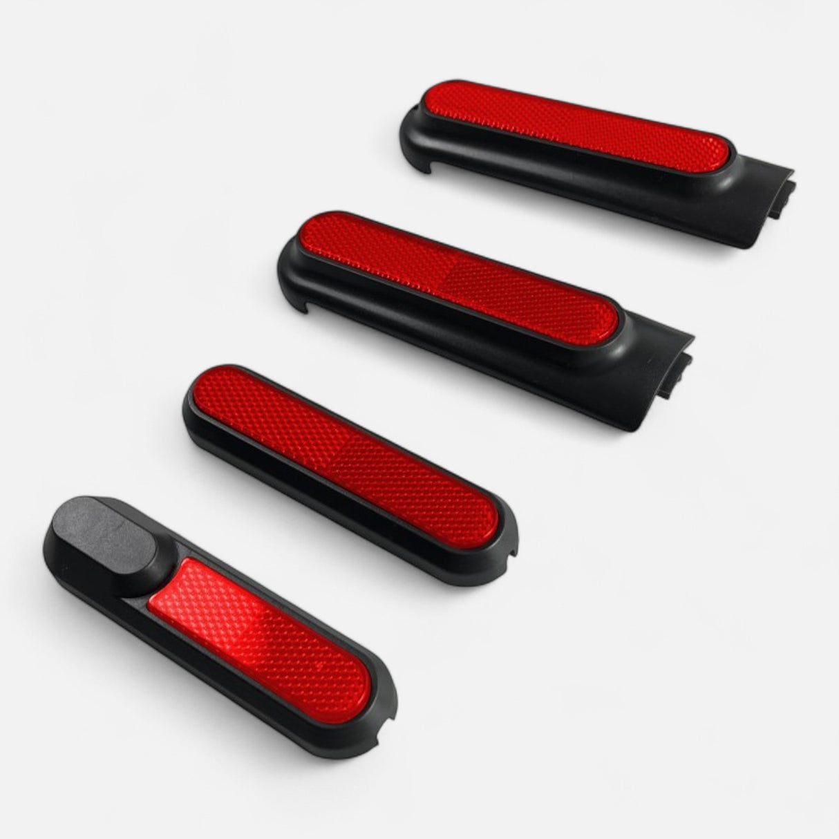 Red reflective plastic screw covers for Xiaomi Mi 4 Pro (x4)