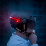 CASR Helm LED-Leuchte Anthrazitgrau Matt