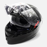 Casque intégral FRV noir brillant