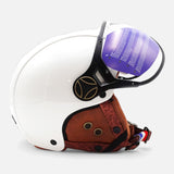 Casque JET FRV – Blanc brillant