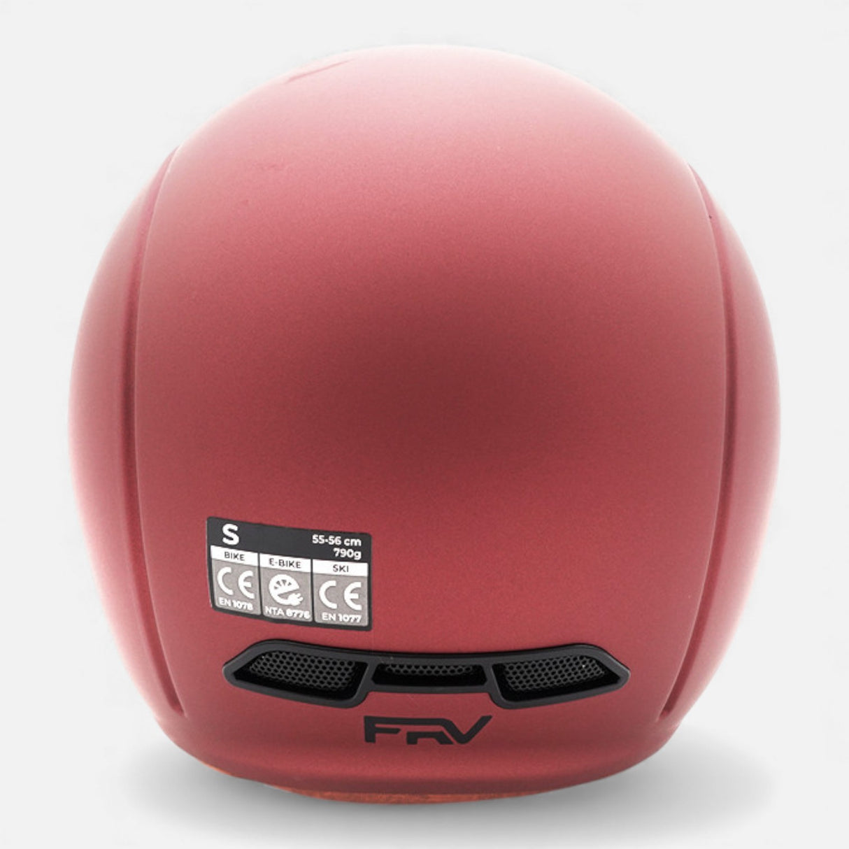 JET FRV Helm – Mattes Bordeaux