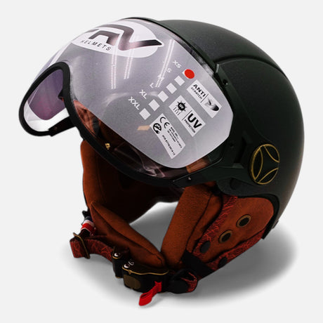 Casque JET FRV – Vert mat caméléon