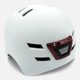 Casque trottinette – Blanc LED