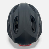 Fahrrad-/Rollerhelm – Schwarz mit LED 