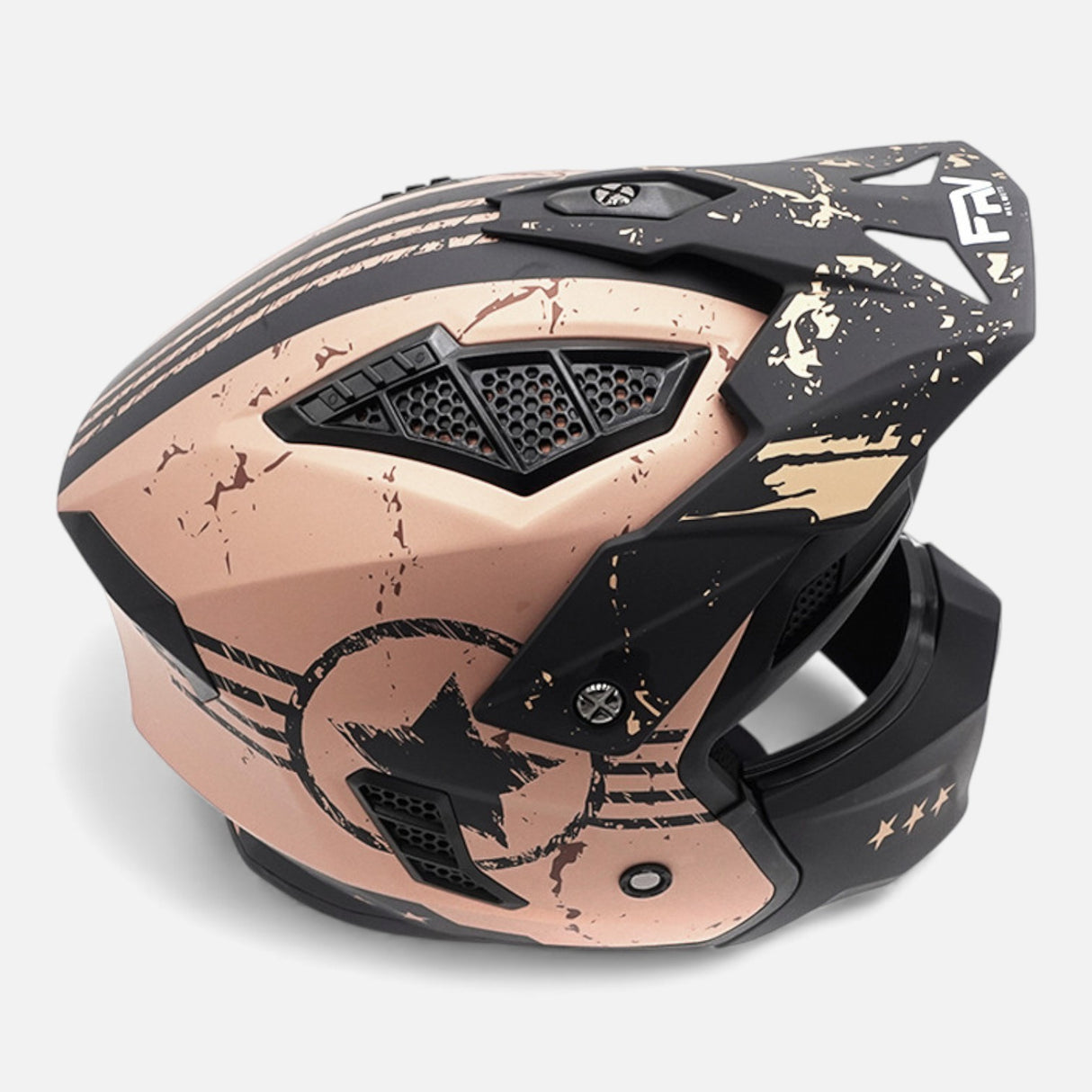 Street FRV Maverick Helm – Hero Gold