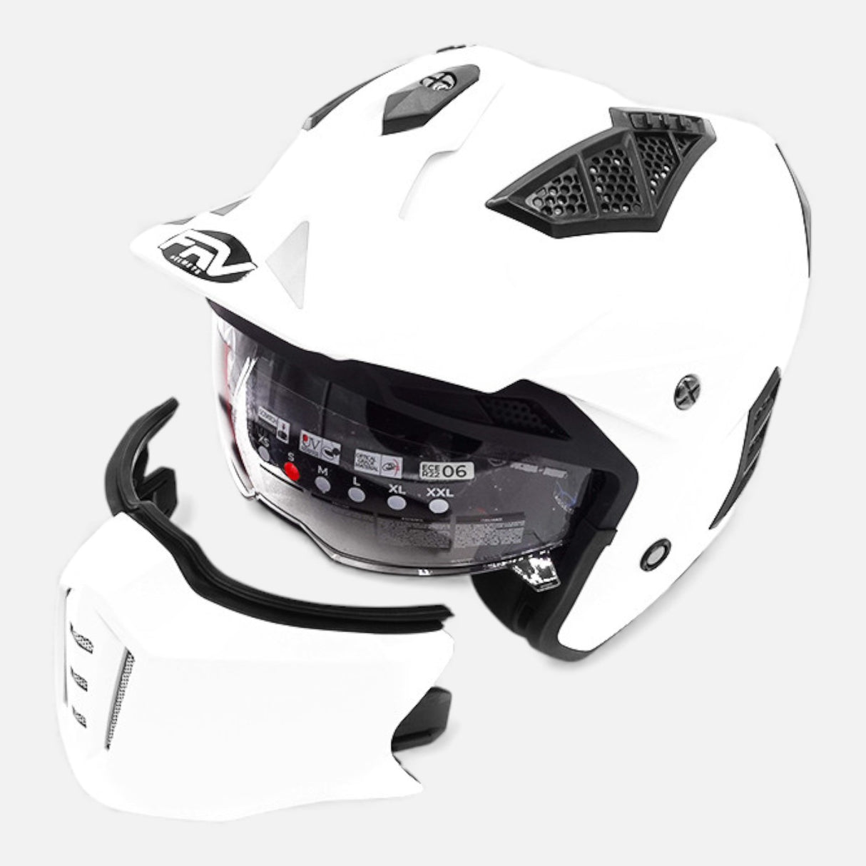 Casque Street FRV Trooper – Blanc