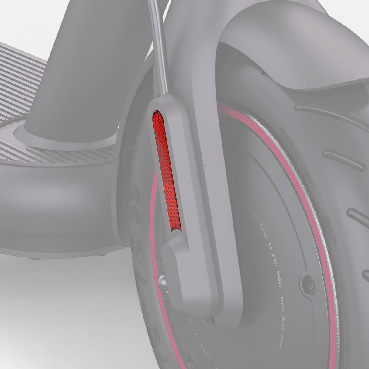 Catadioptre avant rouge côté moteur – Xiaomi Mi 4 Pro 1st Génération