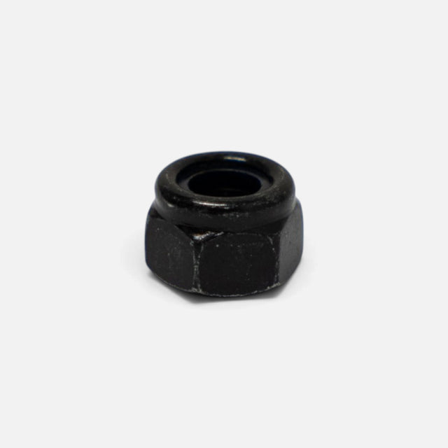 Écrou autobloquant M8 Segway Ninebot, vue latérale et insert non métallique