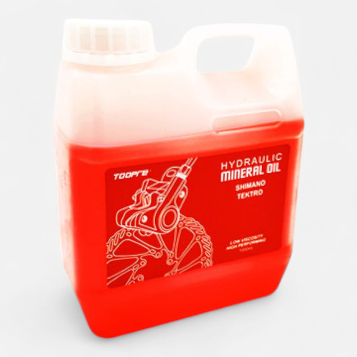 Shimano Mineral-Bremsflüssigkeit 1L – Hydraulische Bremsen für Fahrräder und Roller