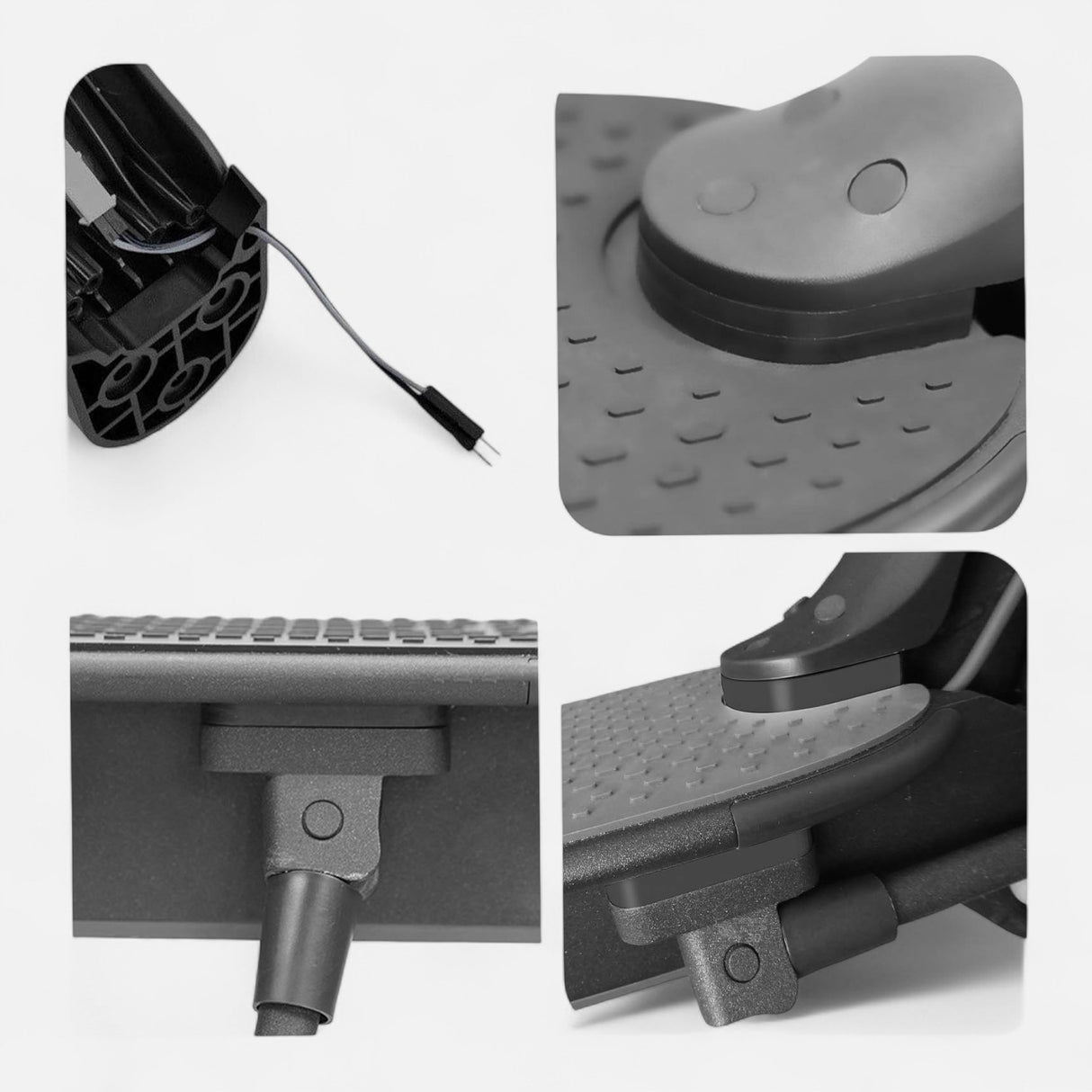 Kit de réhausse 10 pouces – Xiaomi M365, M365 Pro, 1S, Essential, Pro 2, Mi 3, Mi 3 Lite – Noir