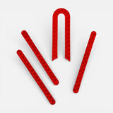 Stickers réfléchissants rouges caches vis roues Xiaomi