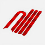 Stickers réfléchissants rouges caches vis roues Xiaomi