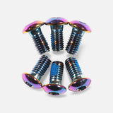 M5x10 mm brake disc screw kit (x6) – Multicolor, scooter &amp; bike