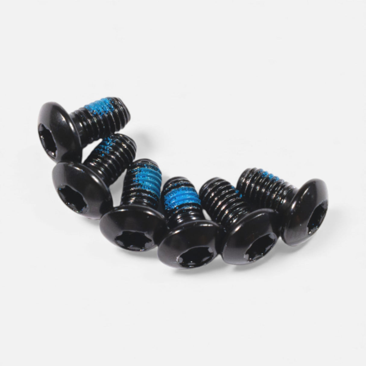 Kit vis disque frein M5x10 mm (x6) – Noires, trottinette & vélo