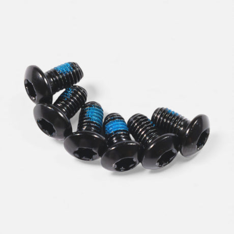 Kit vis disque frein M5x10 mm (x6) – Noires, trottinette & vélo