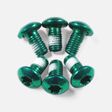 Kit vis disque frein M5x10 mm (x6) – Vert, trottinette & vélo